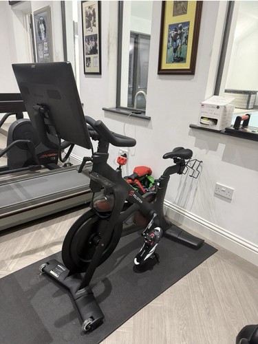 Peleton bike with - bike, shoes