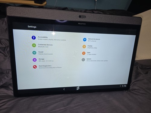 Peloton bike plus touch screen - plus,